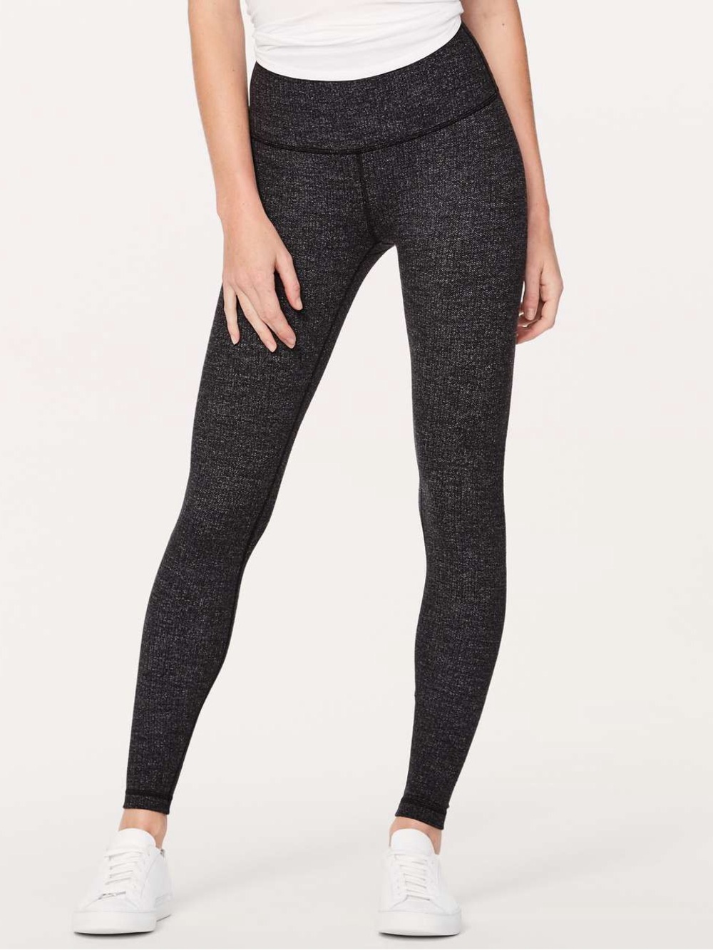 Lululemon Wunder Under Hi-Rise Tight *28" Variegated Knit Brushed Luon